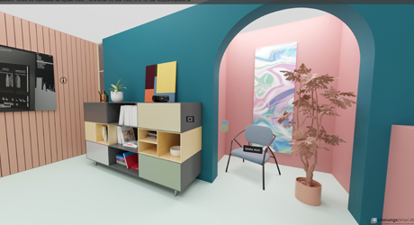 virtueller Messestand